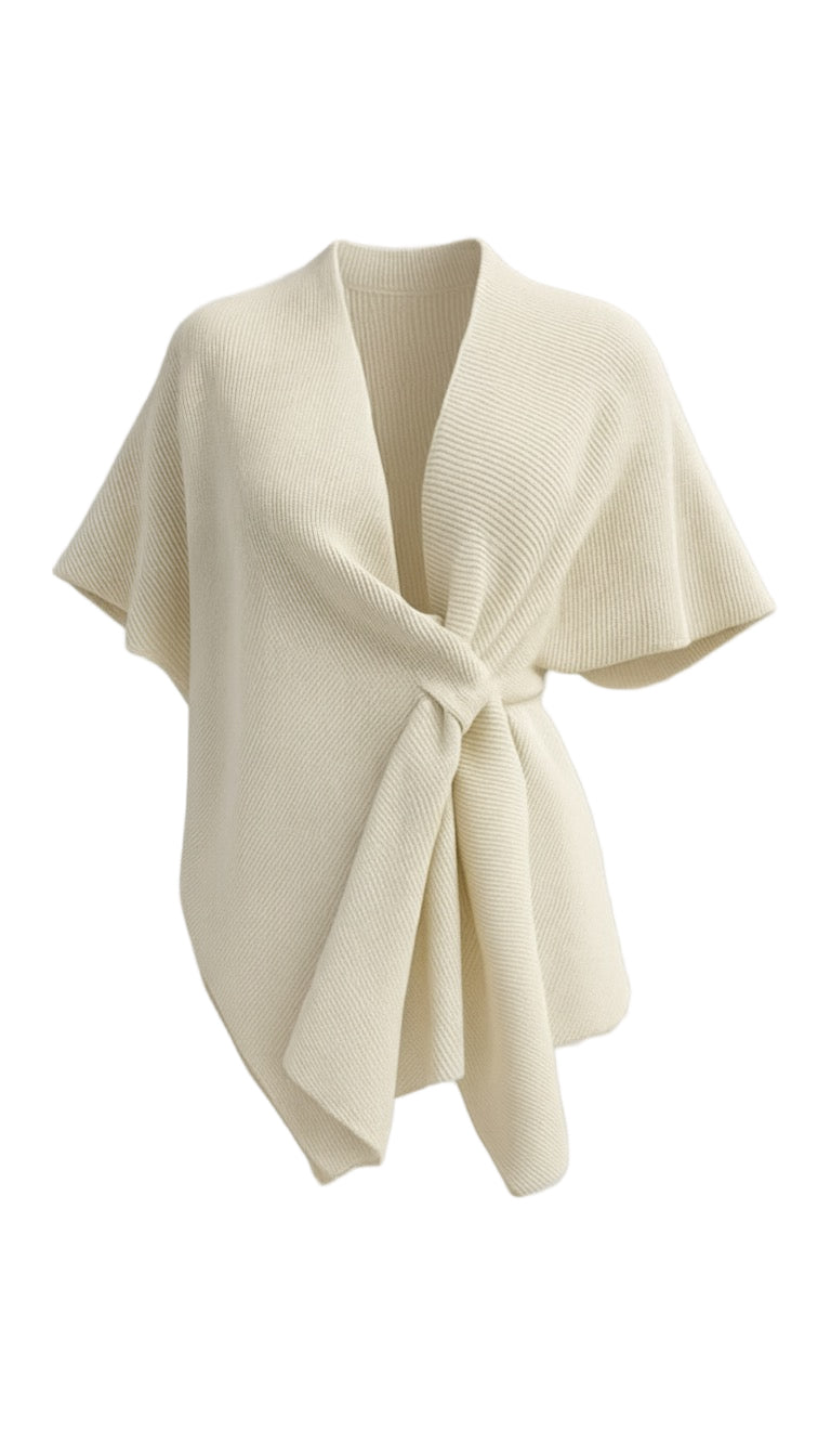 The Aure Knit Cape