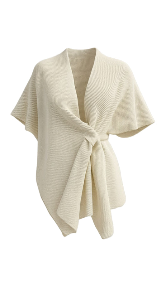 The Aure Knit Cape